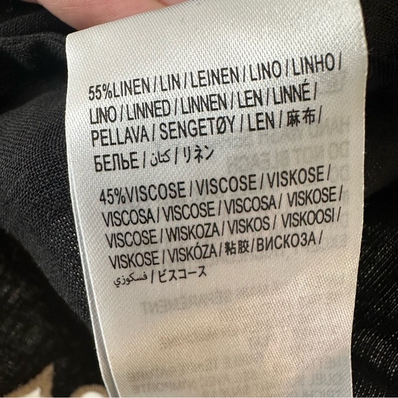 FARM Rio Sleeveless Linen Cutwork
Open-Back Top SZ S - Picture 8 of 9